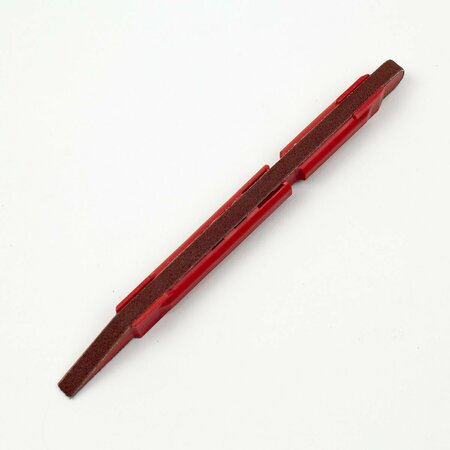 EXCEL BLADES Sanding Stick and Replaceable #120 Grit Belt Red, Spring Tensioned 6pk 55712